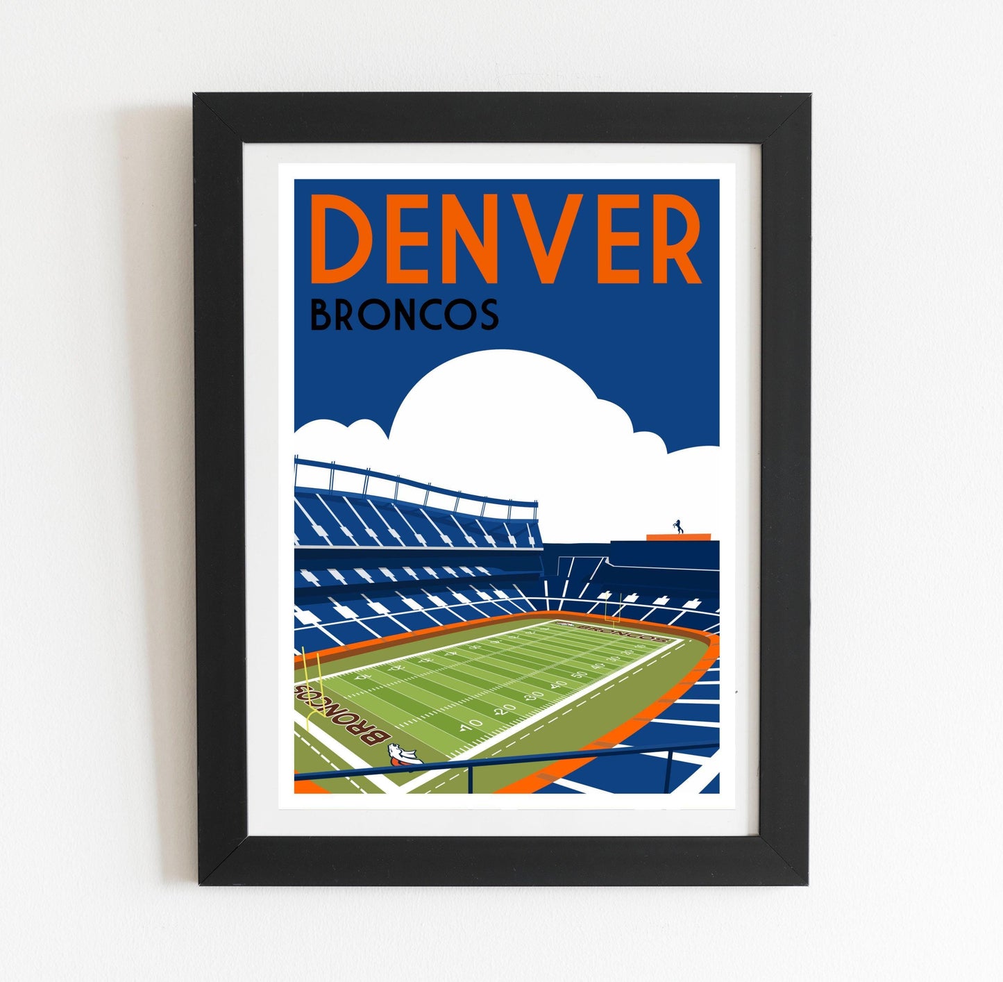 Denver Broncos Mile High Stadium NFL
