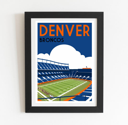 Denver Broncos Mile High Stadium NFL