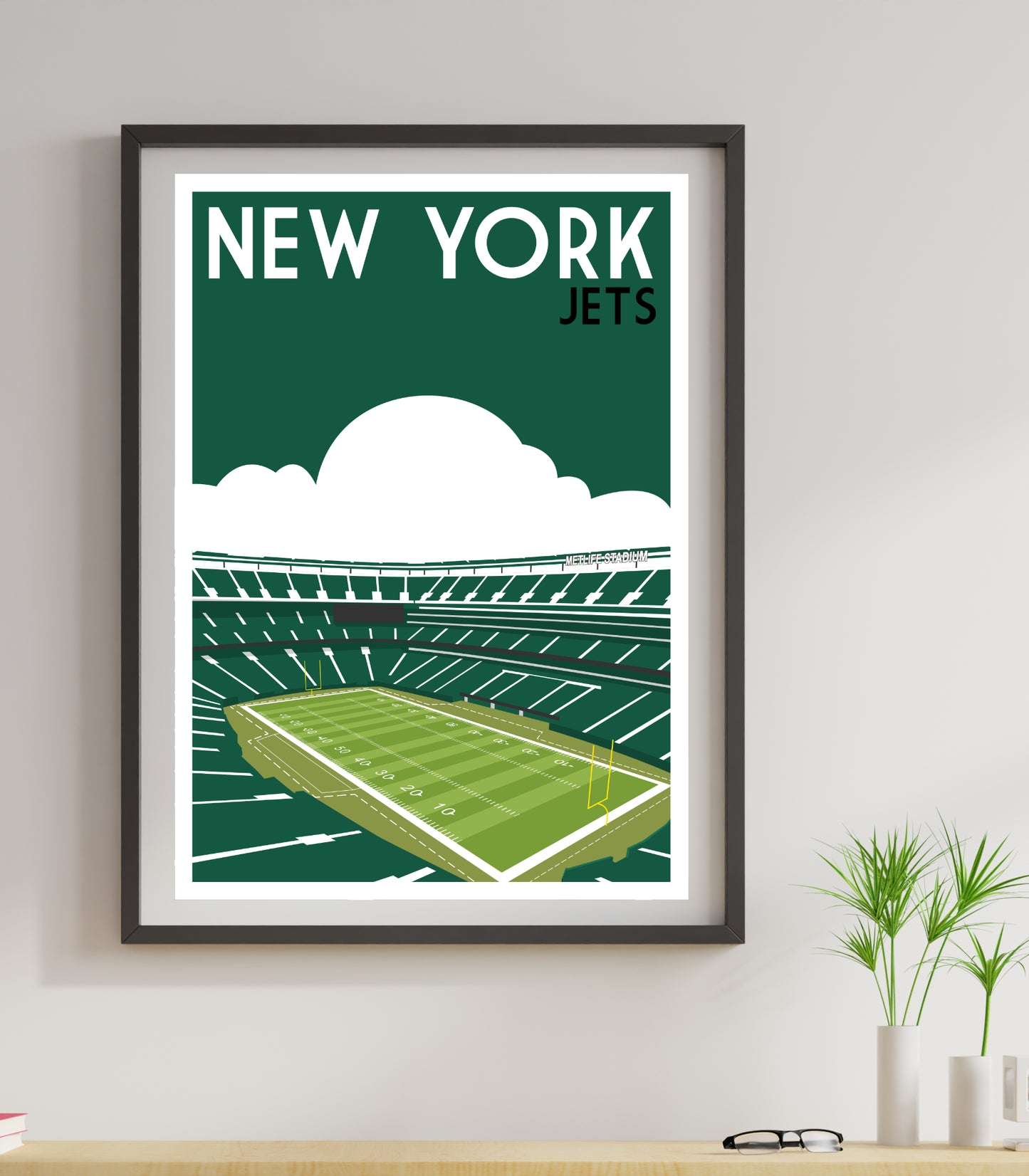 a picture of a tennis court with a sky background