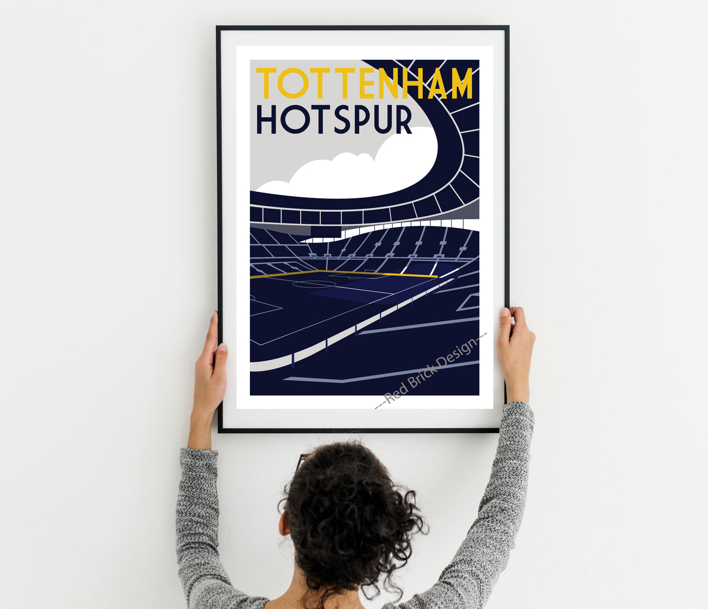 Spurs New Stadium Art Design Poster