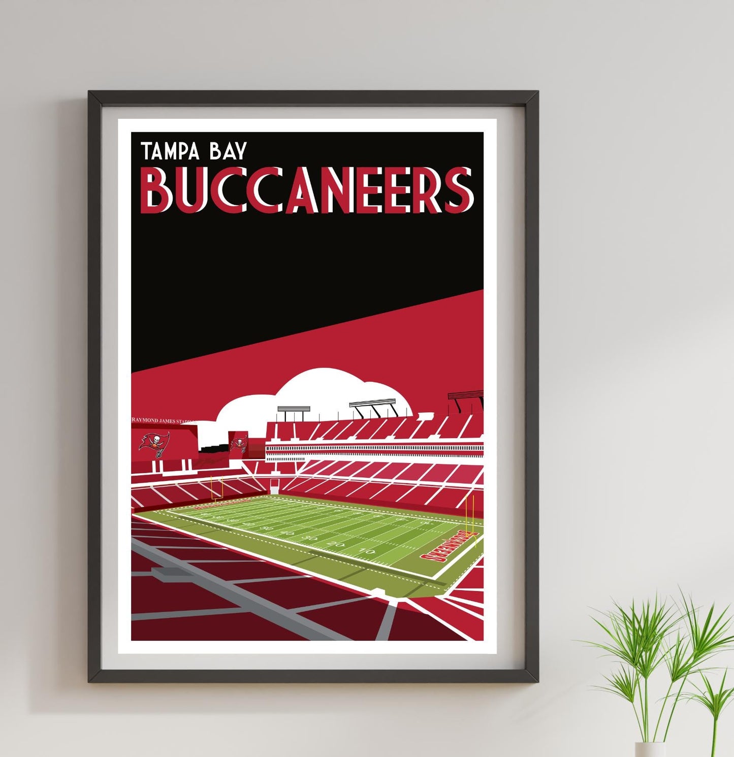 a picture of a stadium with a green field