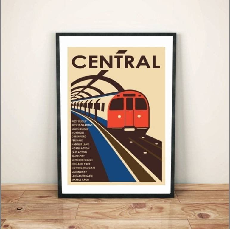 London Underground Tube line artwork