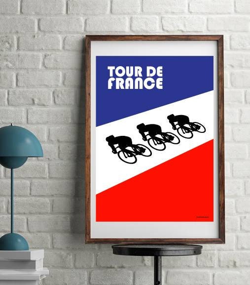 Vintage Tour de France cycling poster