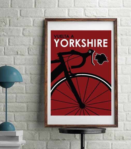 España-inspired cycling poster design