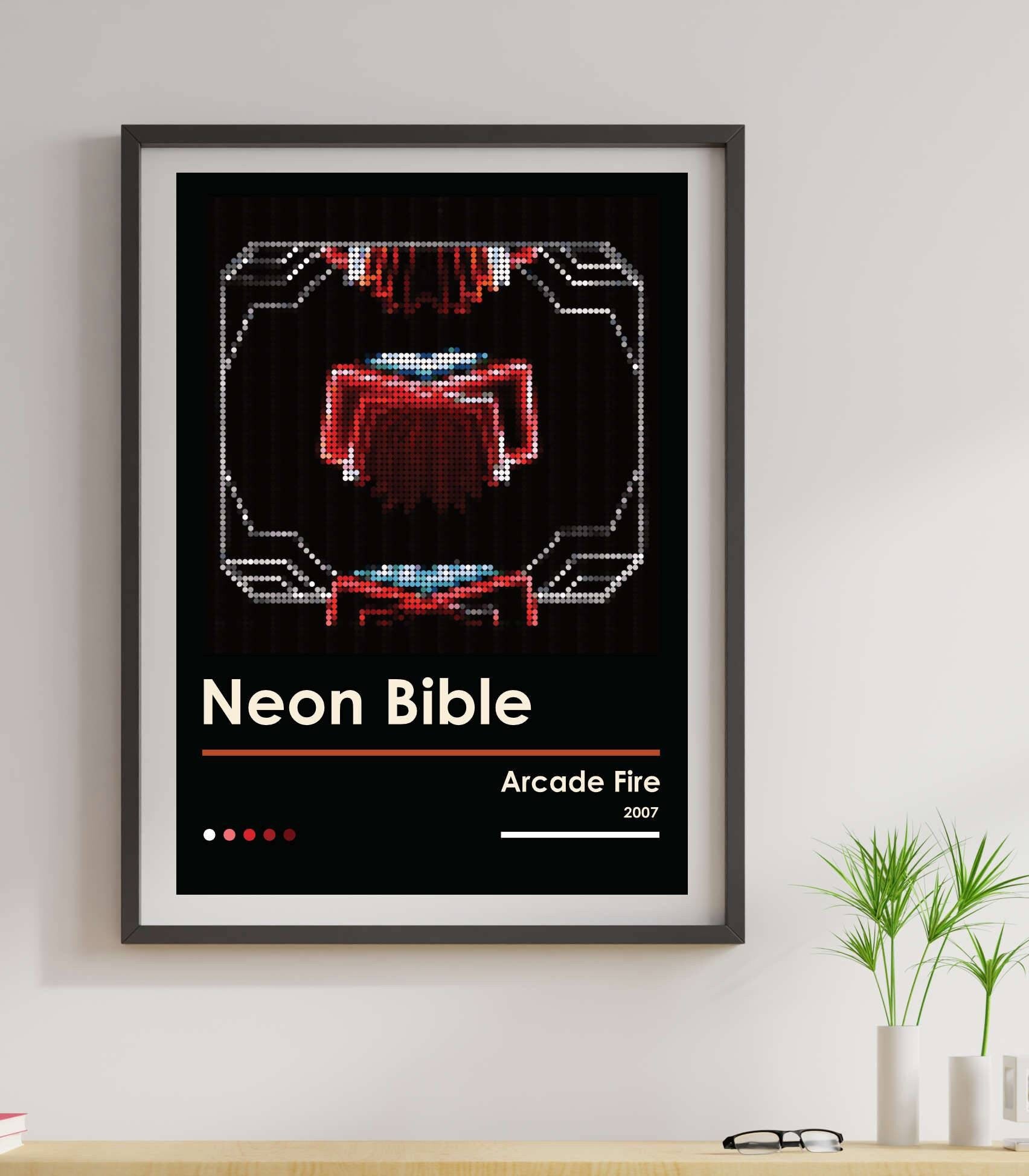 Arcade Fire Neon Bible Album Poster