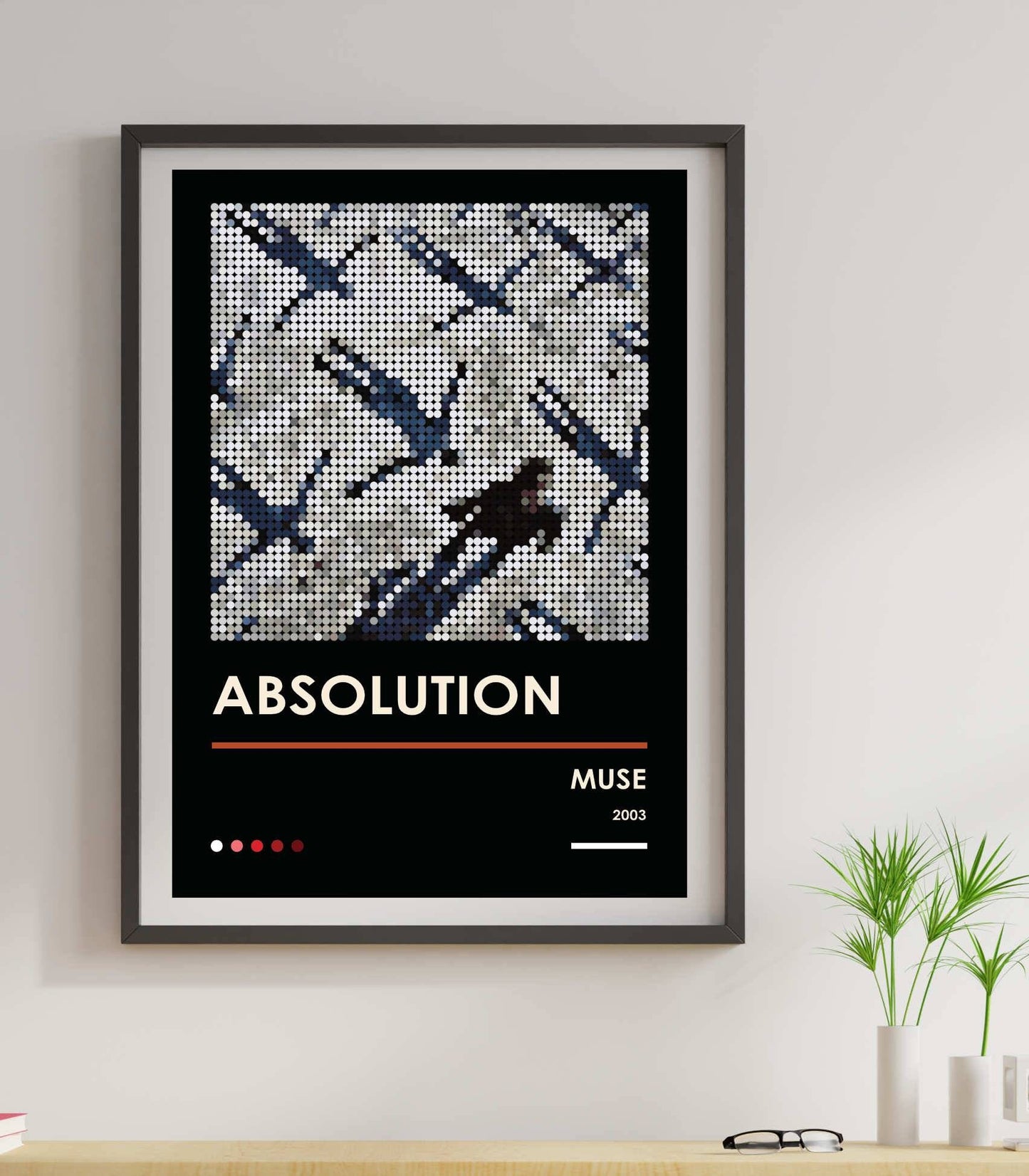 MUSE Absolution Pixel Dot Design Poster