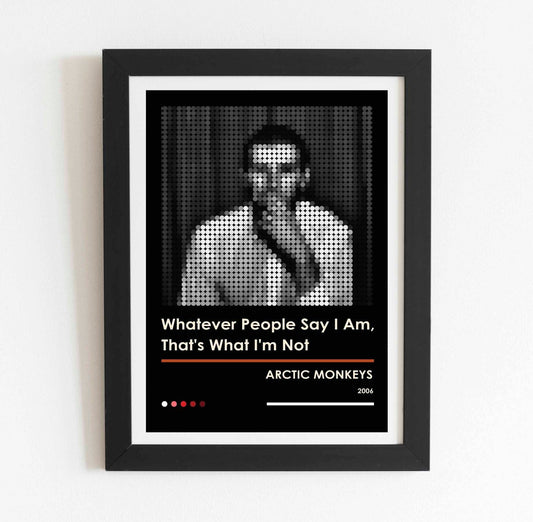 Arctic Monkeys Whatever People Say I Am album poster