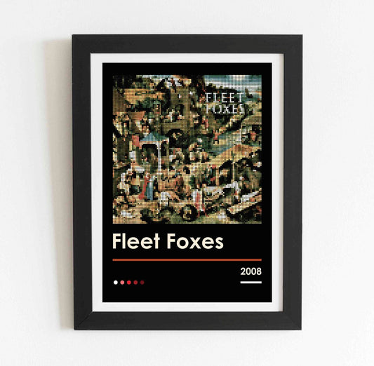 Fleet Foxes Classic Album Art Print Poster