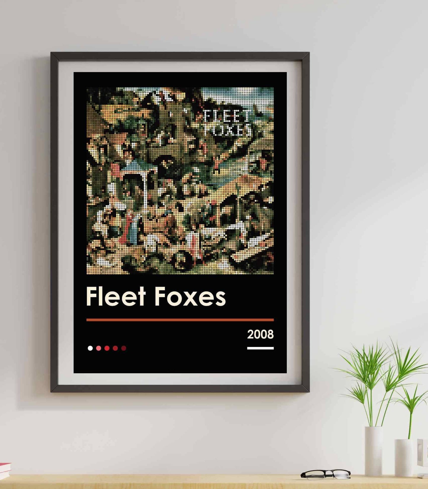 Vintage-Inspired Fleet Foxes Poster