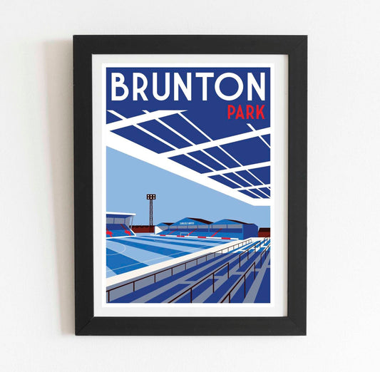 Carlisle United Brunton Park Poster