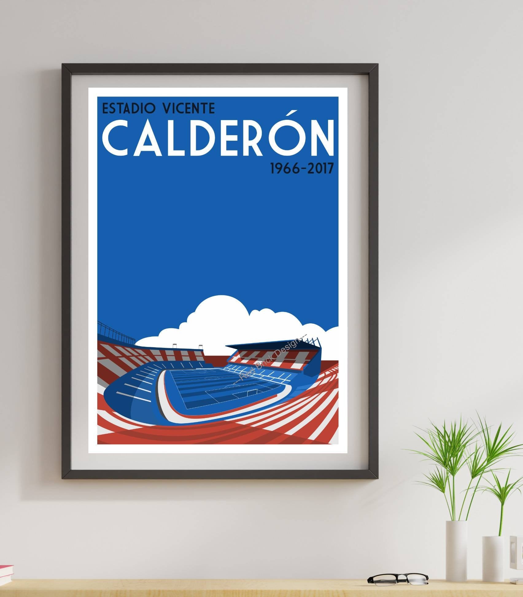 Vicente Caldern Stadium Poster