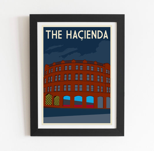 The Hacienda Vintage Manchester Poster