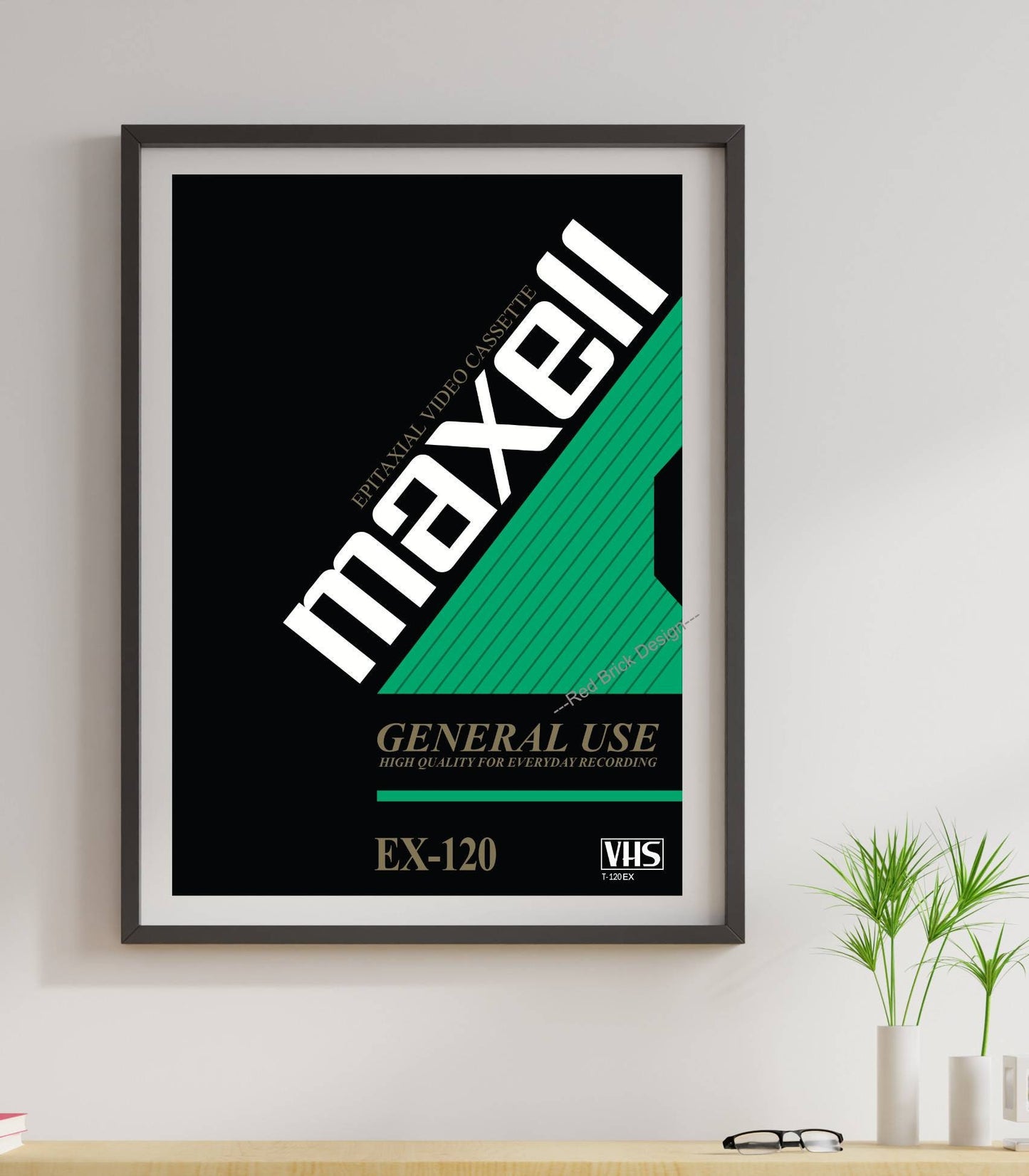 Vintage Maxell VHS fan art print