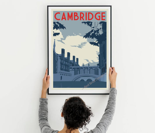 Vintage University of Cambridge Print
