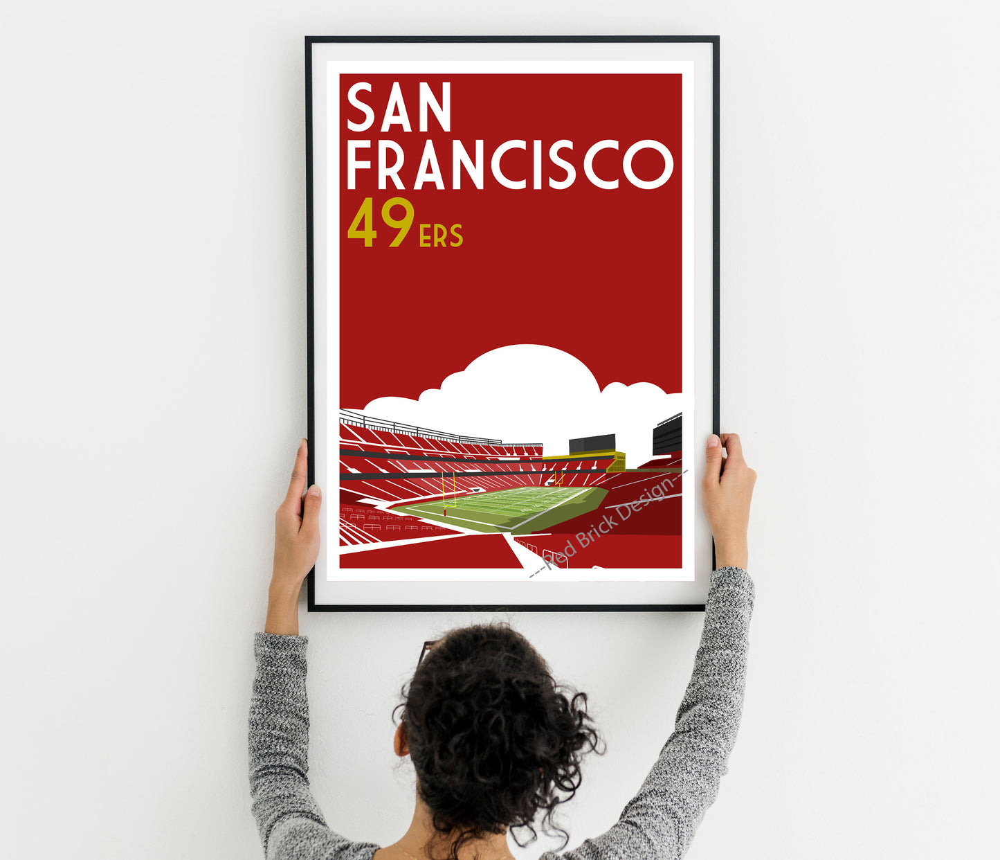 Vintage San Francisco Football Decor