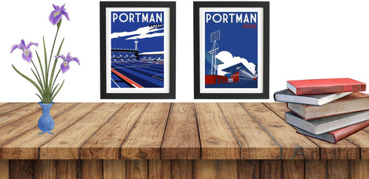 Ipswich Town Poster – Retro Portman Road Print for True Tractor Boys Fans