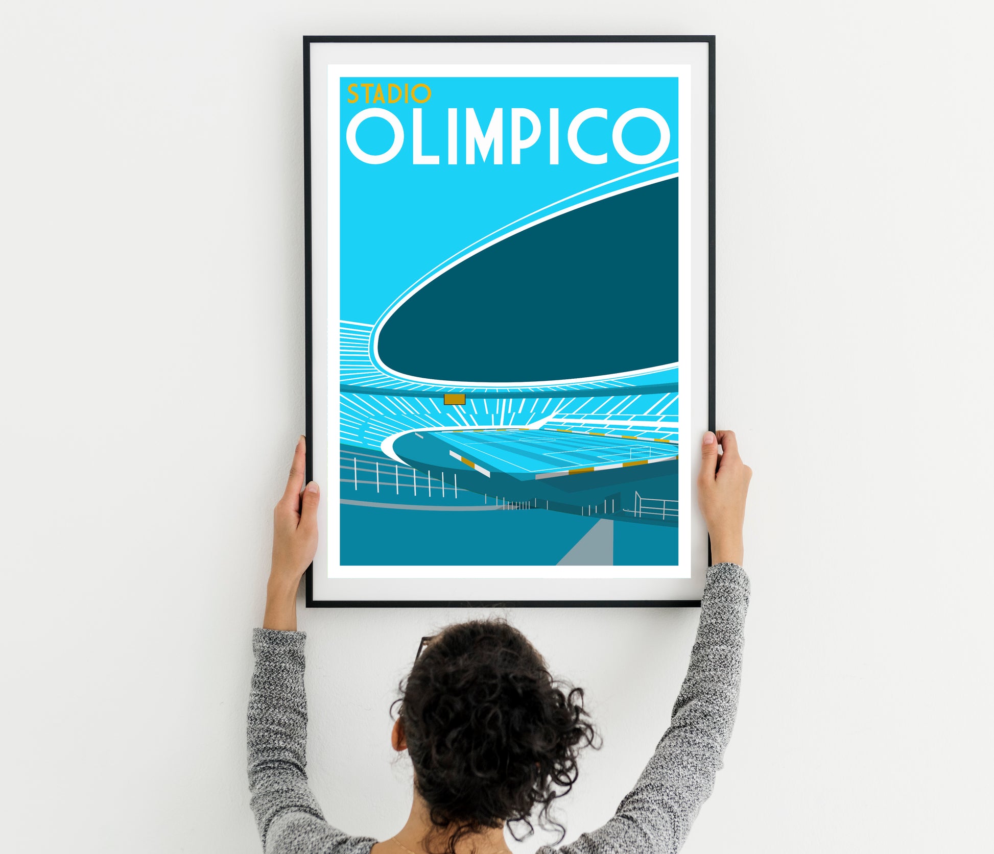 Stadio Olimpico Lazio FC poster