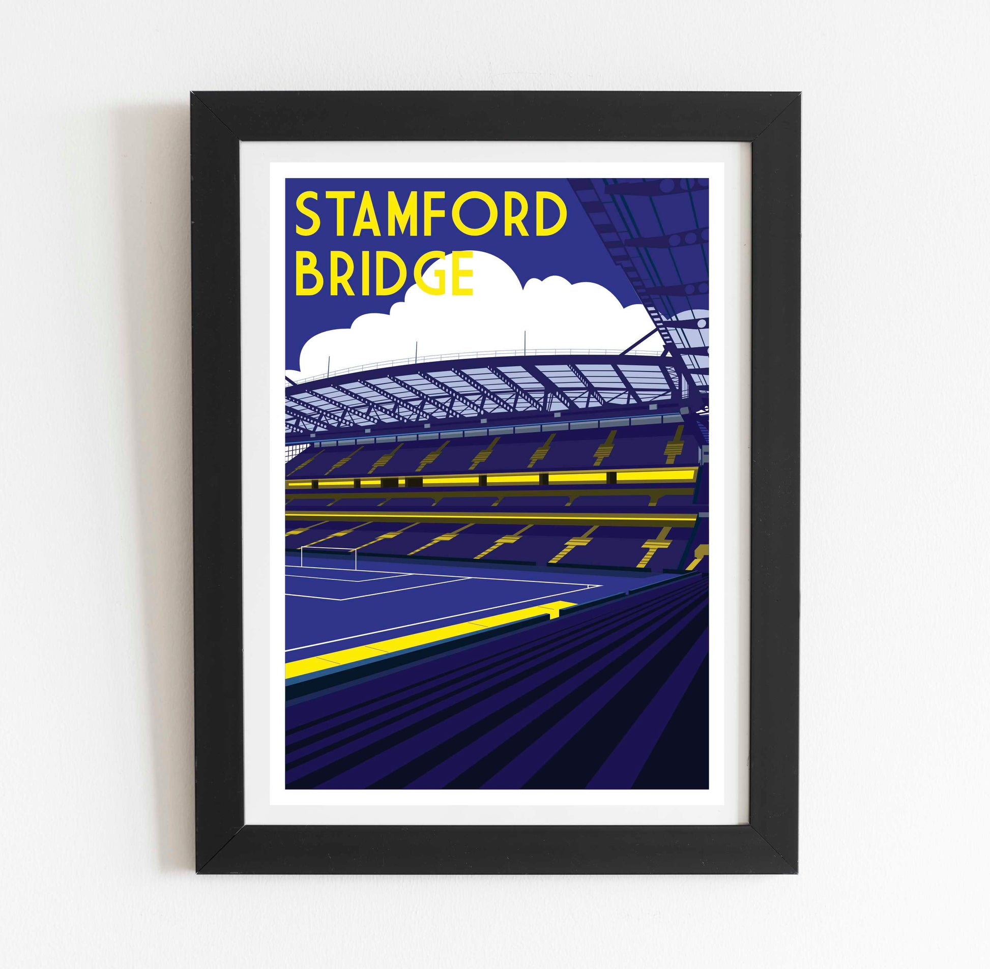 Retro Football Stadium Art Print