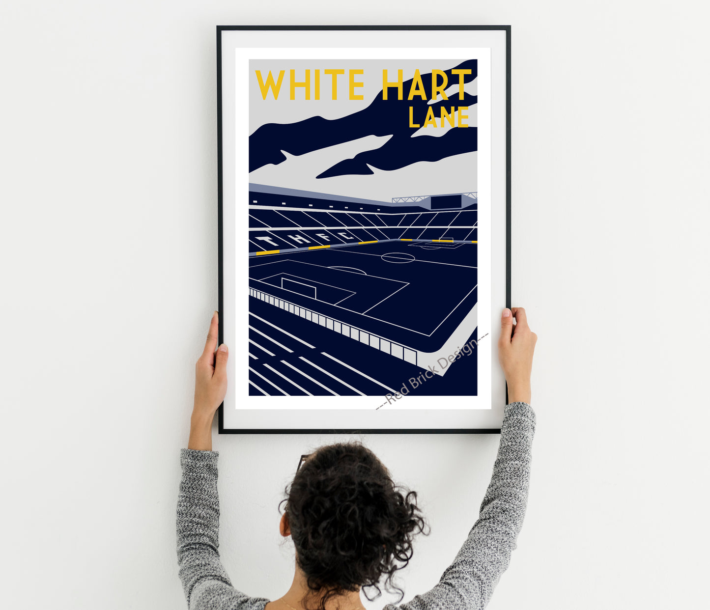 Tottenham Hotspur Stadium Vintage Poster