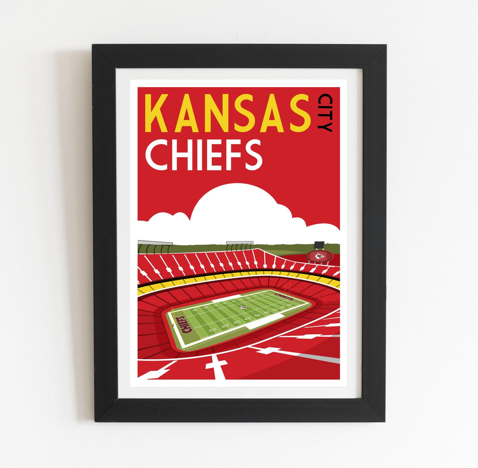 Kansas City Chiefs Stadium poster
