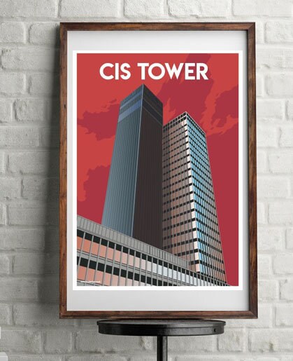 Manchester Architectural Landmark Artwork