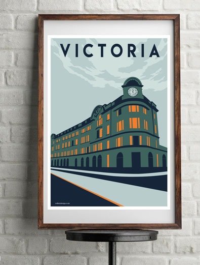 Retro Travel Art Print