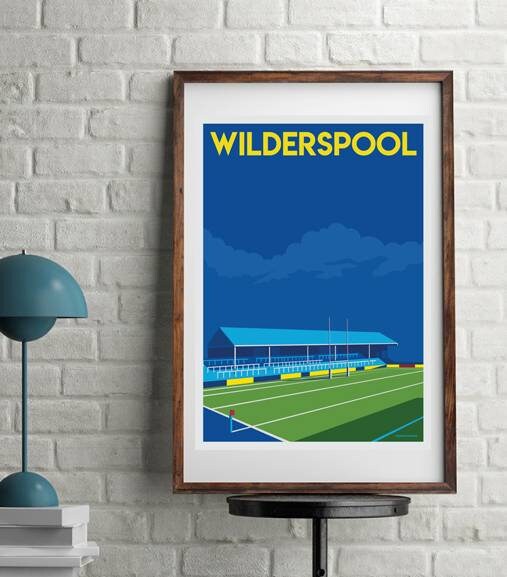 Minimalist Wilderspool Poster