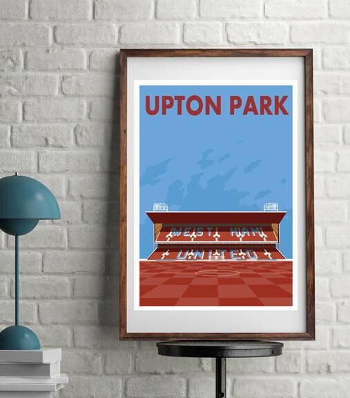 West Ham United Stadium Poster