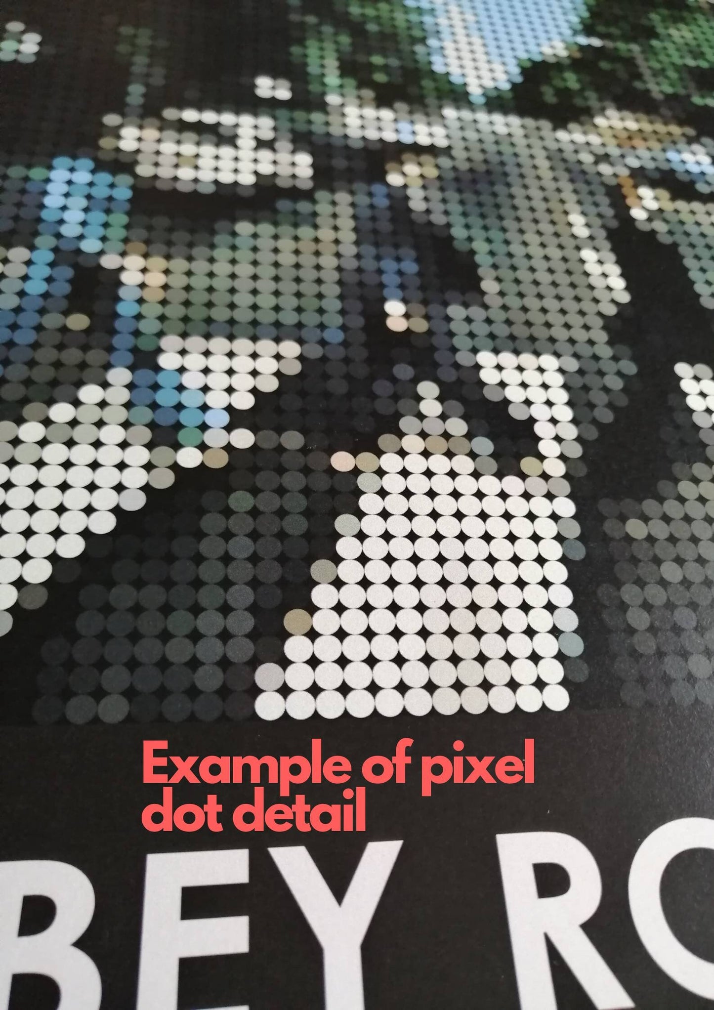 Classic Album Pixel Design Poster