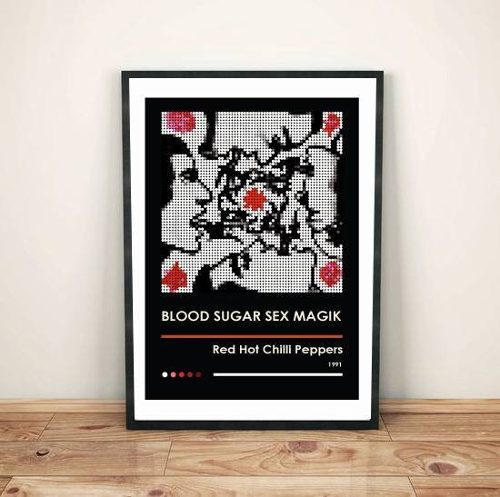 Blood Sugar Sex Magik Classic Album Poster