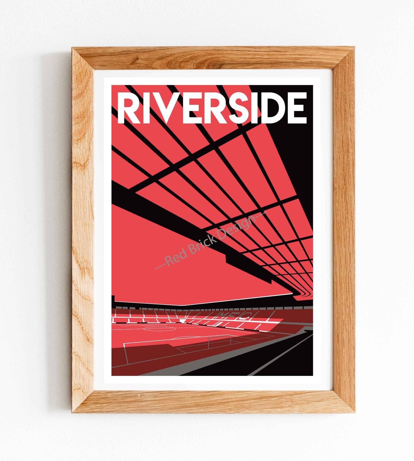 Middlesbrough FC Riverside Stadium Poster