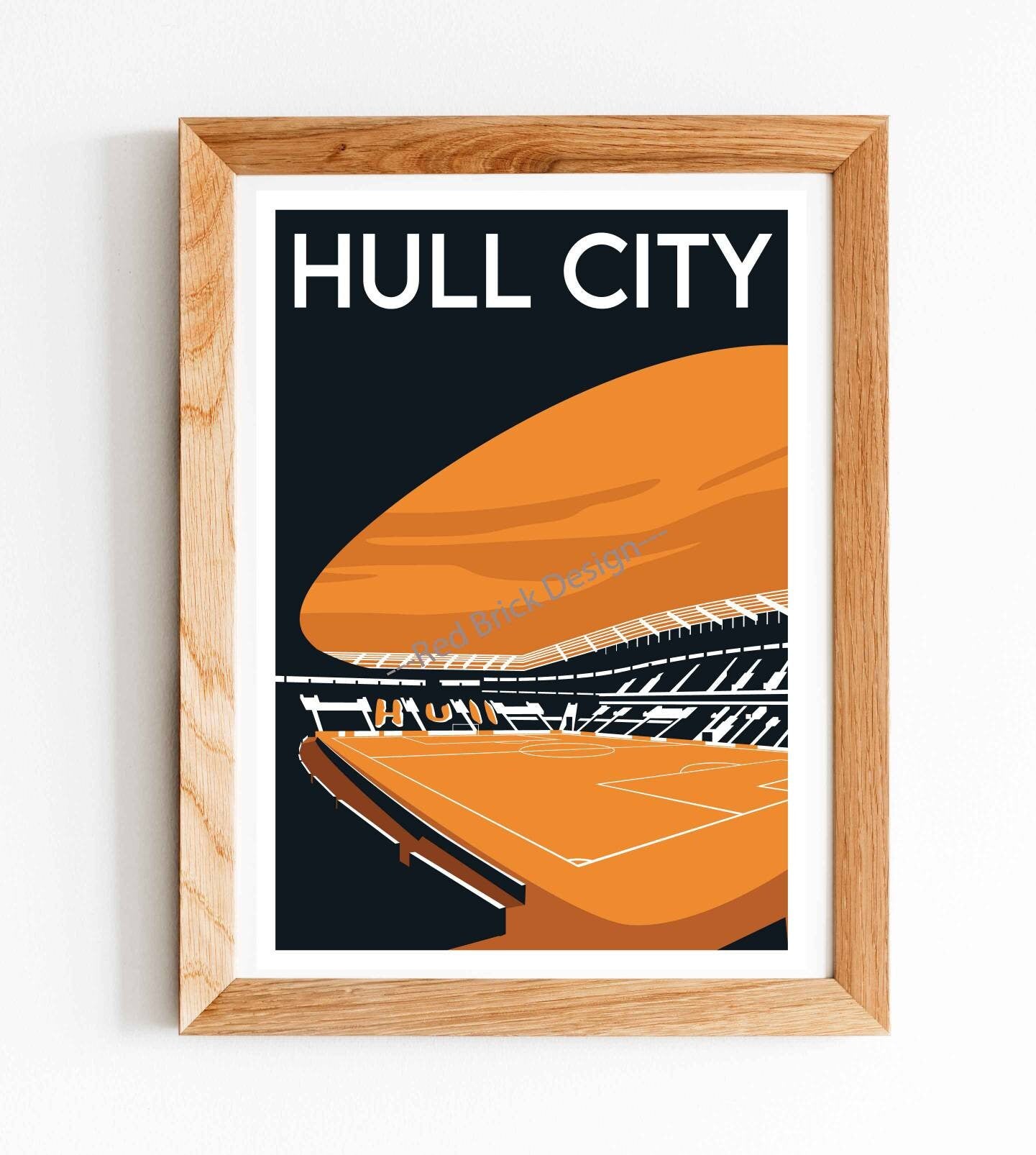 Hull City Stadium Nostalgia Print