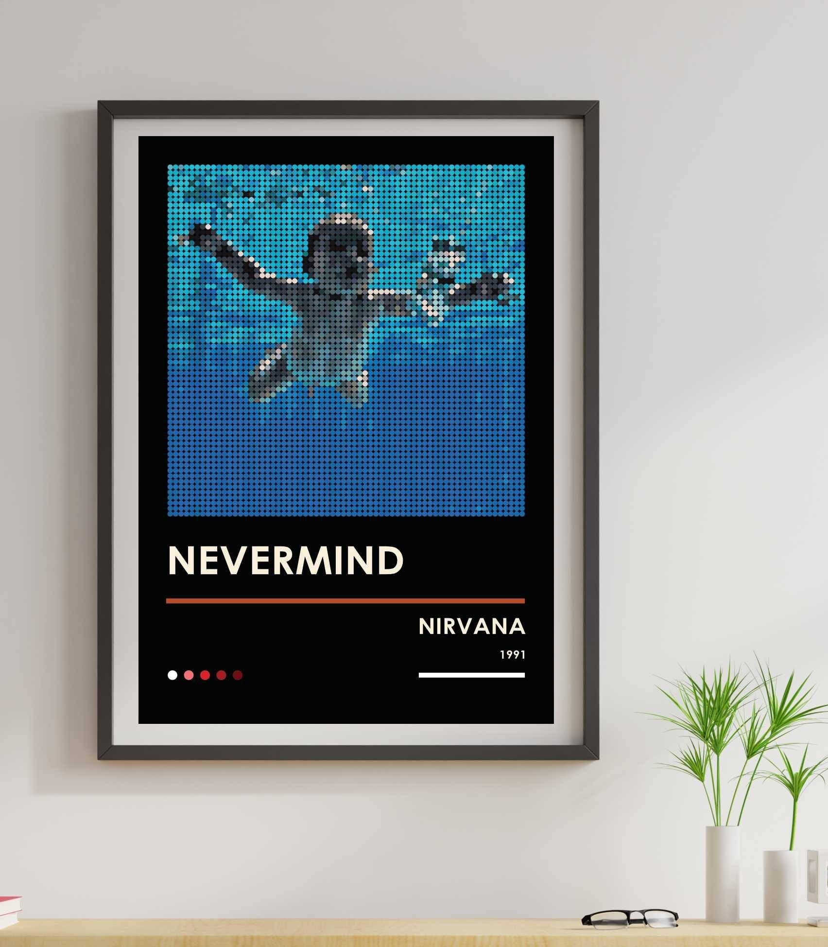 Nirvana Nevermind Album Poster