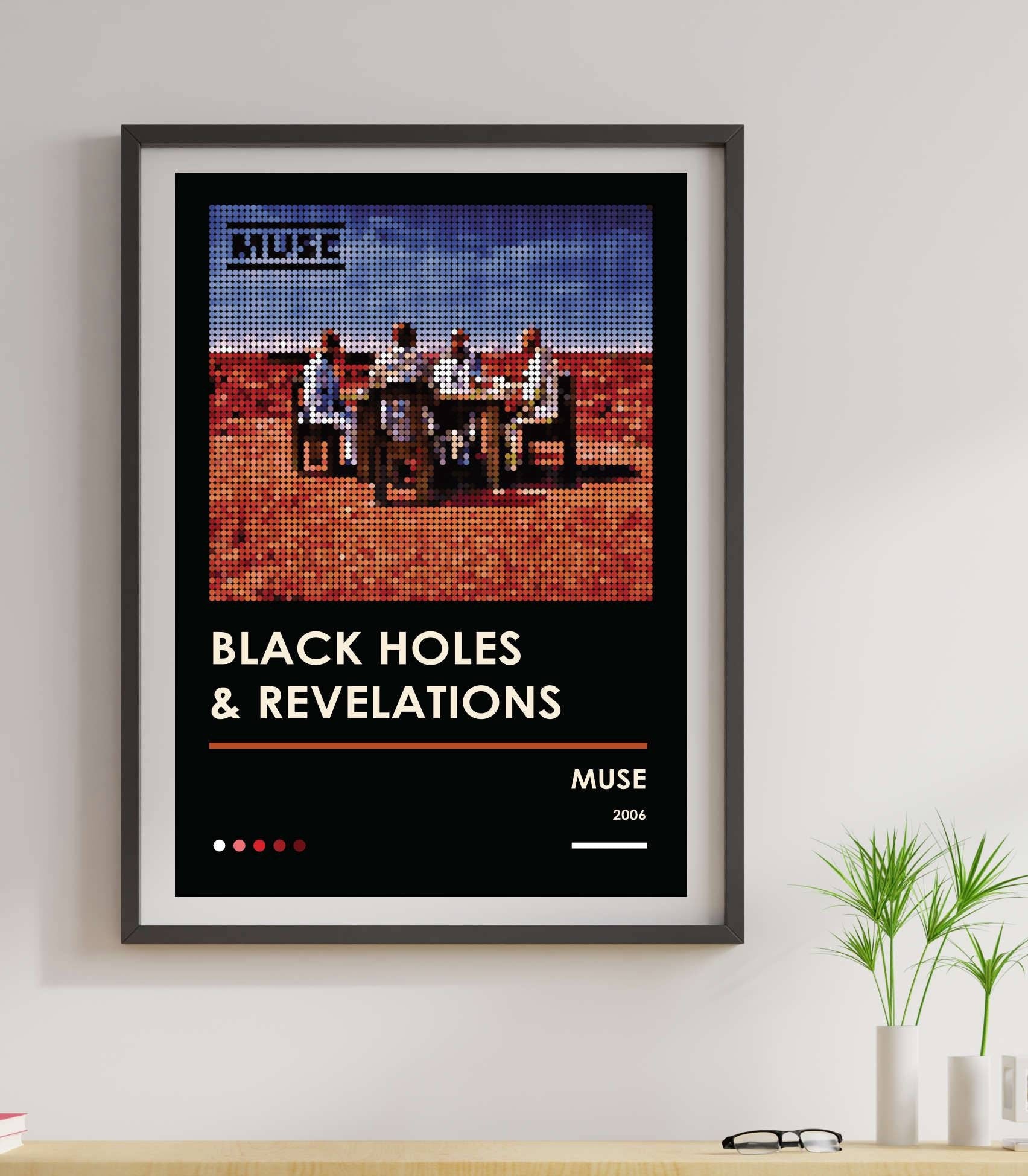 MUSE Black Holes and Revelations Pixel Dot Poster