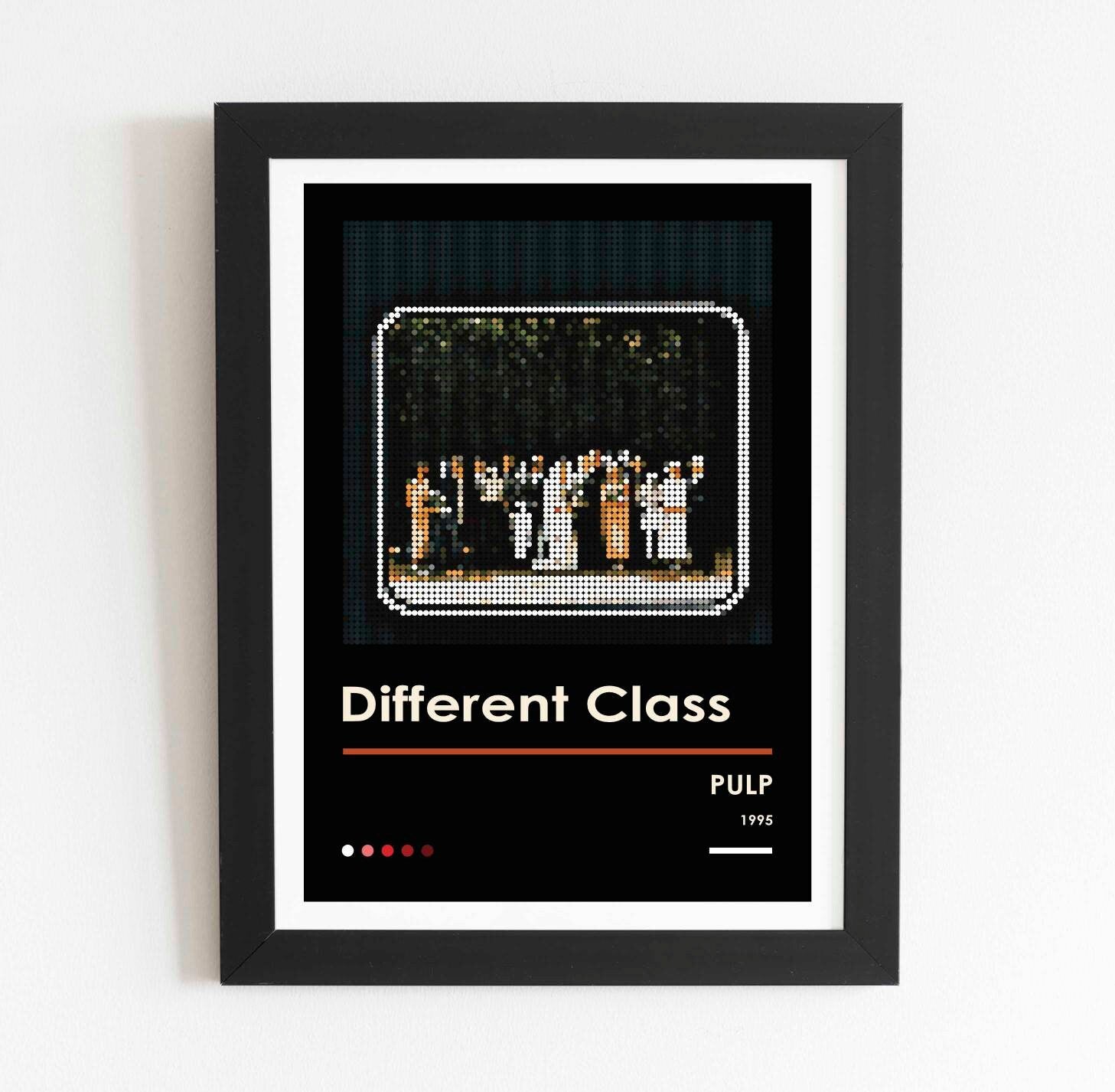 PULP Different Class Pixel Dot Art Print