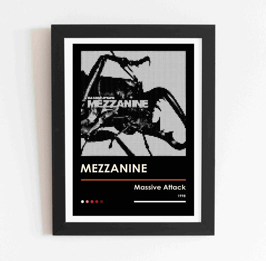 Massive Attack Mezzanine Album Art Print Poster