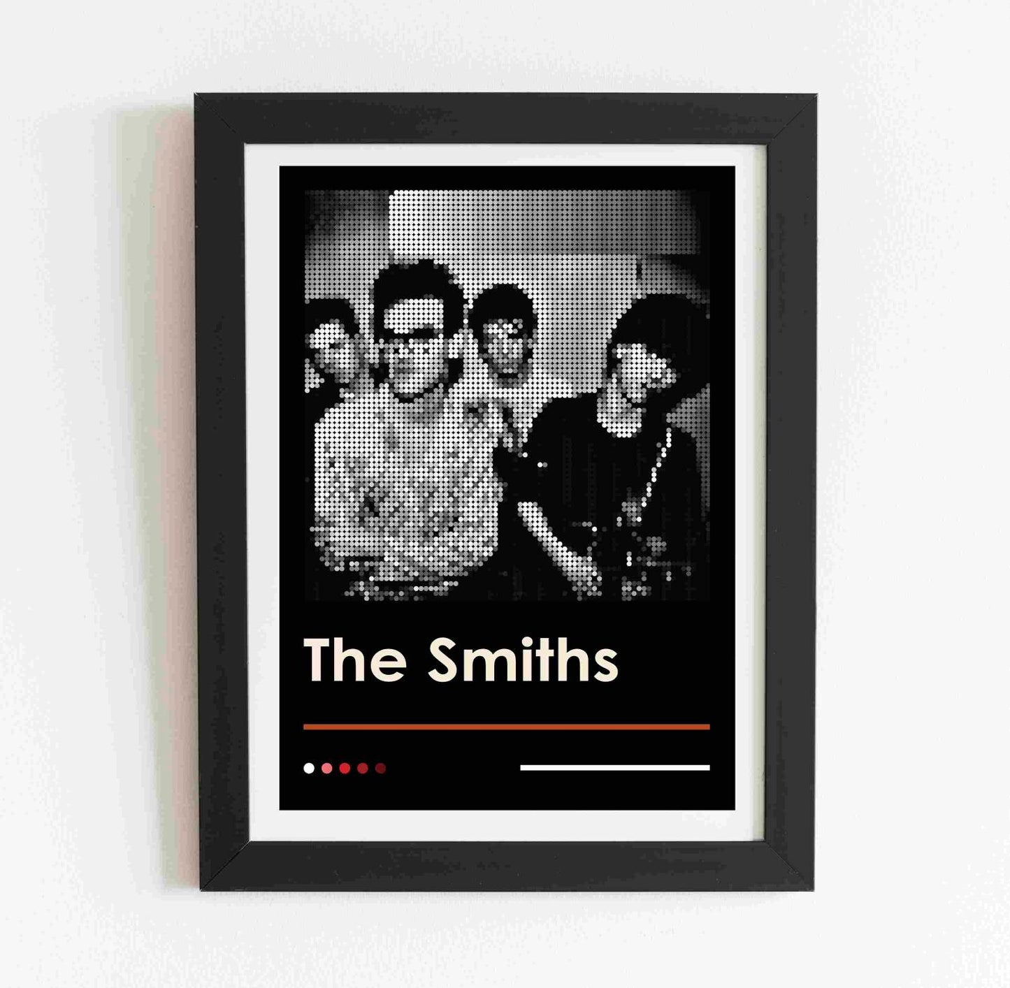 The Smiths Classic Album Cover Pixel Dot Art Print