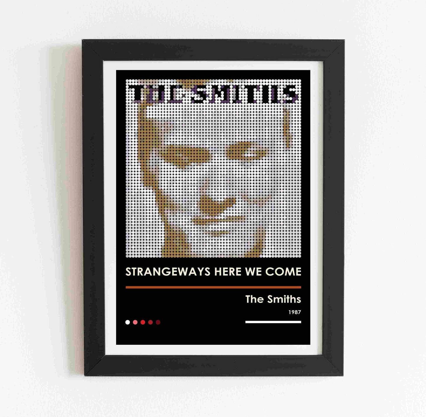 The Smiths Strangeways Here We Come Pixel Dot Art Poster