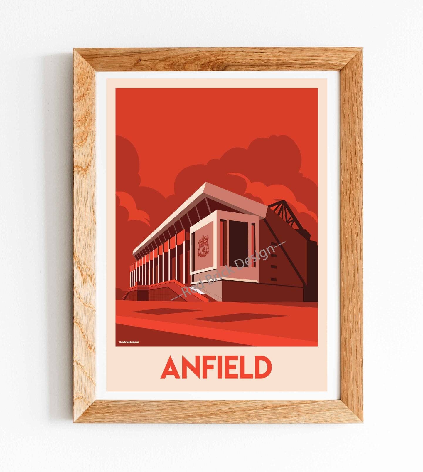 Vintage football stadium poster design