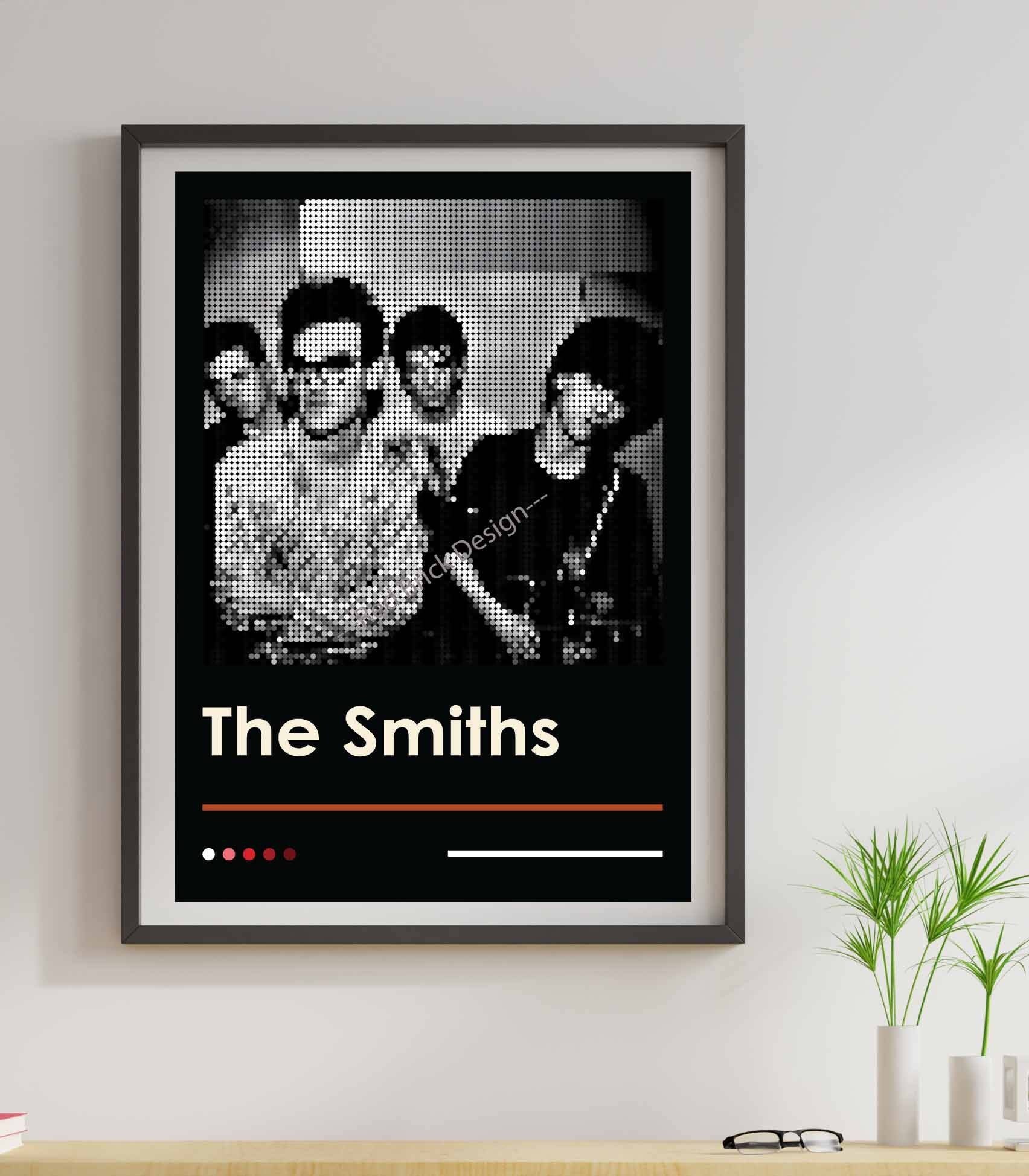 The Smiths Classic Album Cover Pixel Dot Art Print