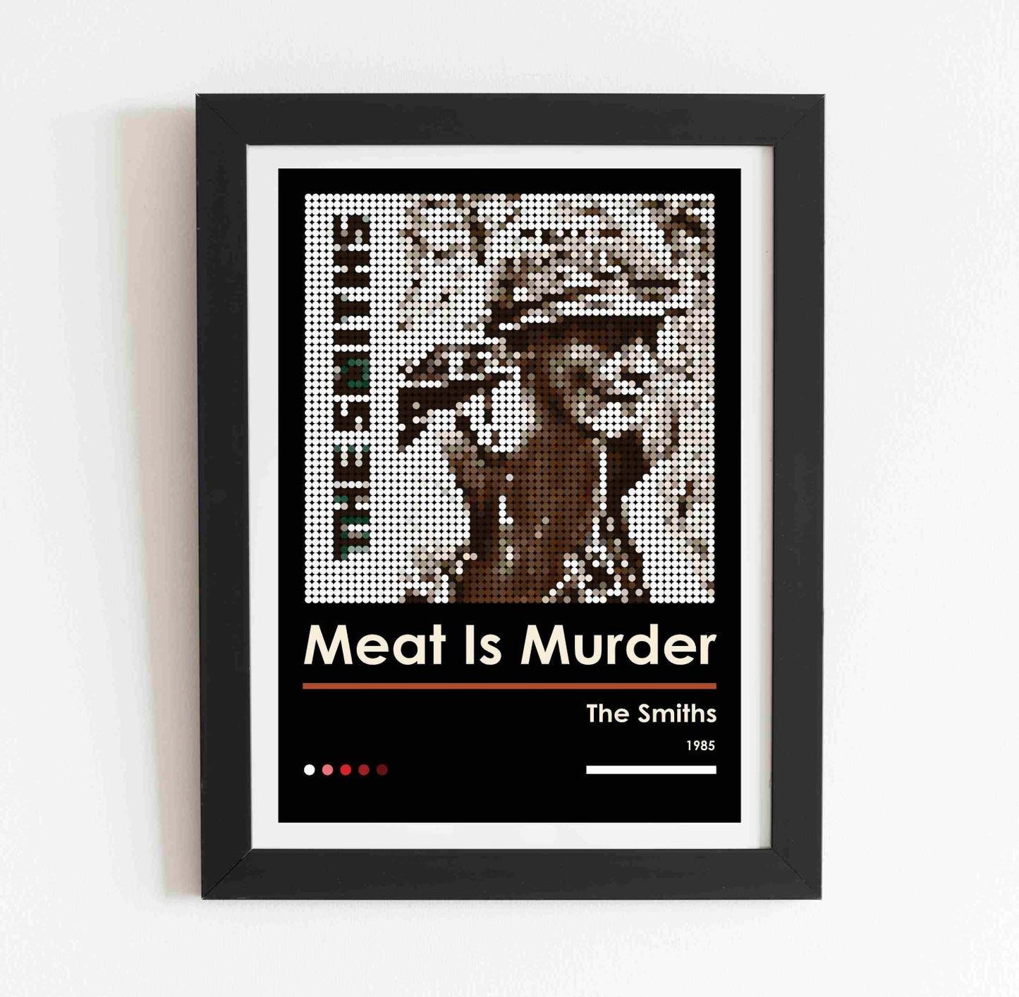 The Smiths Meat is Murder Album Cover Poster