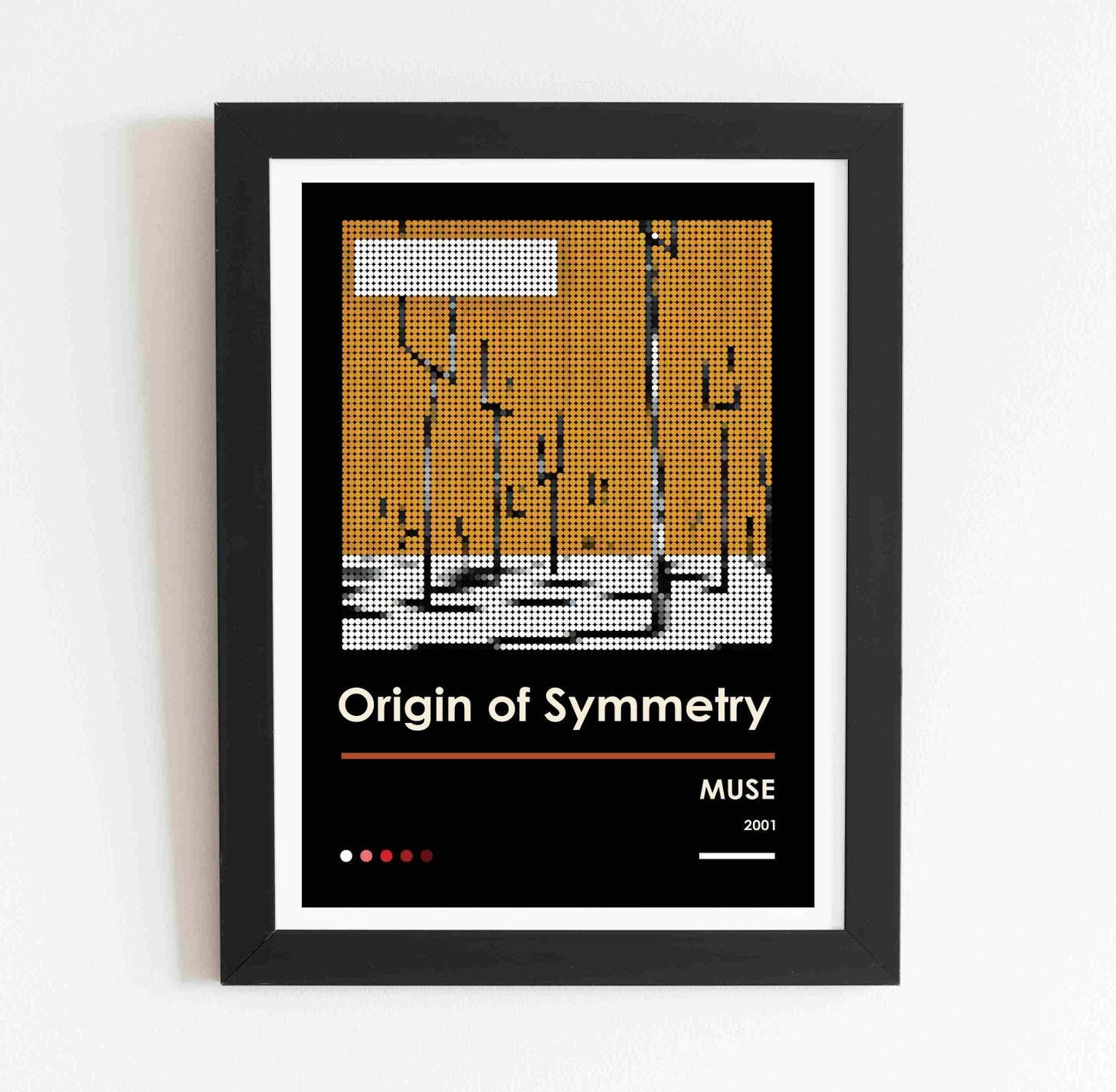 MUSE Origin of Symmetry Pixel Dot Poster