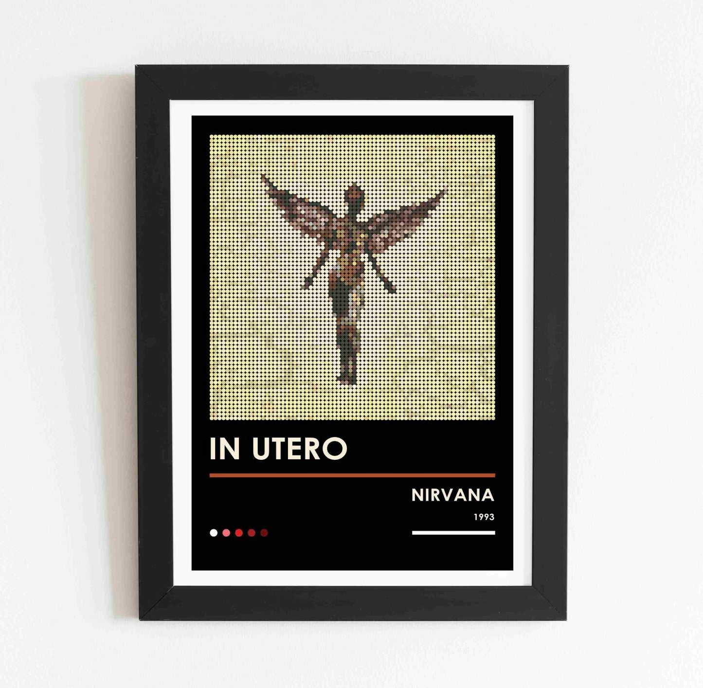 Nirvana In Utero Album Art Print Poster