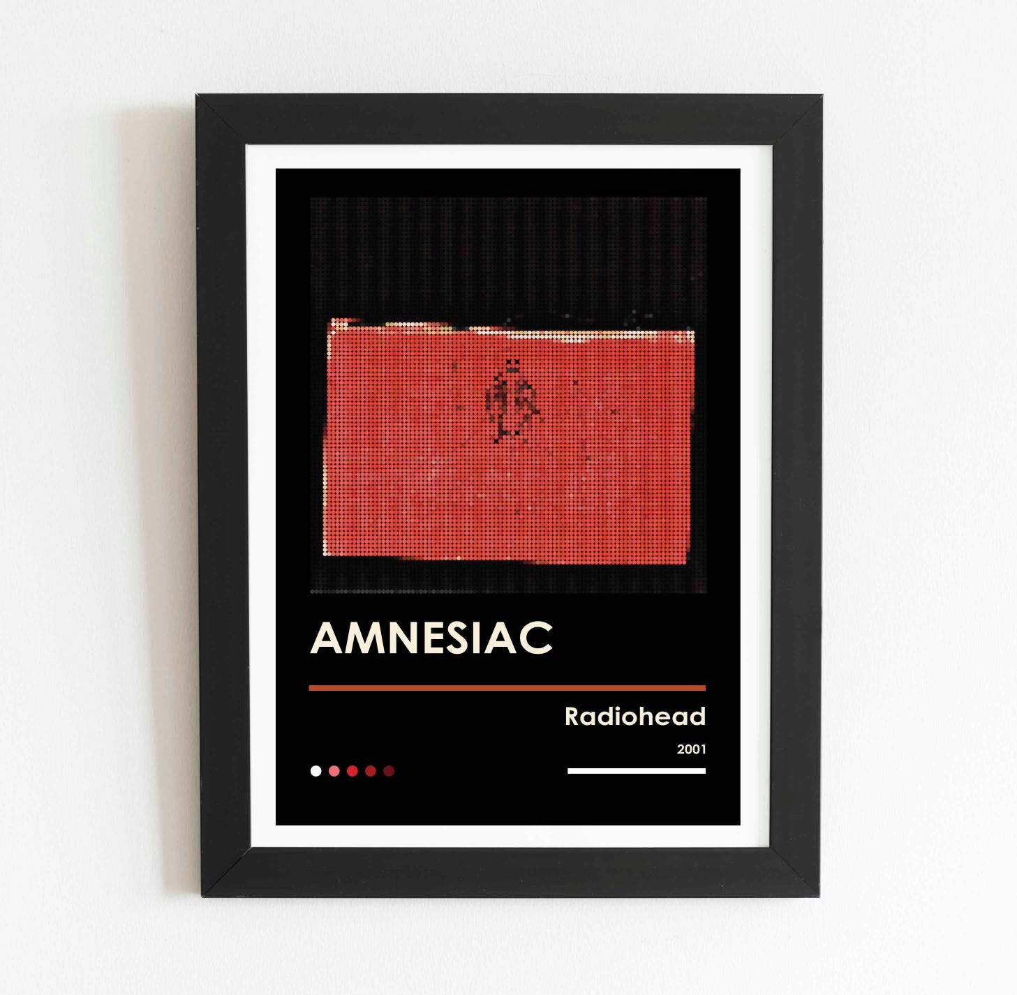 Radiohead Amnesiac Album Poster