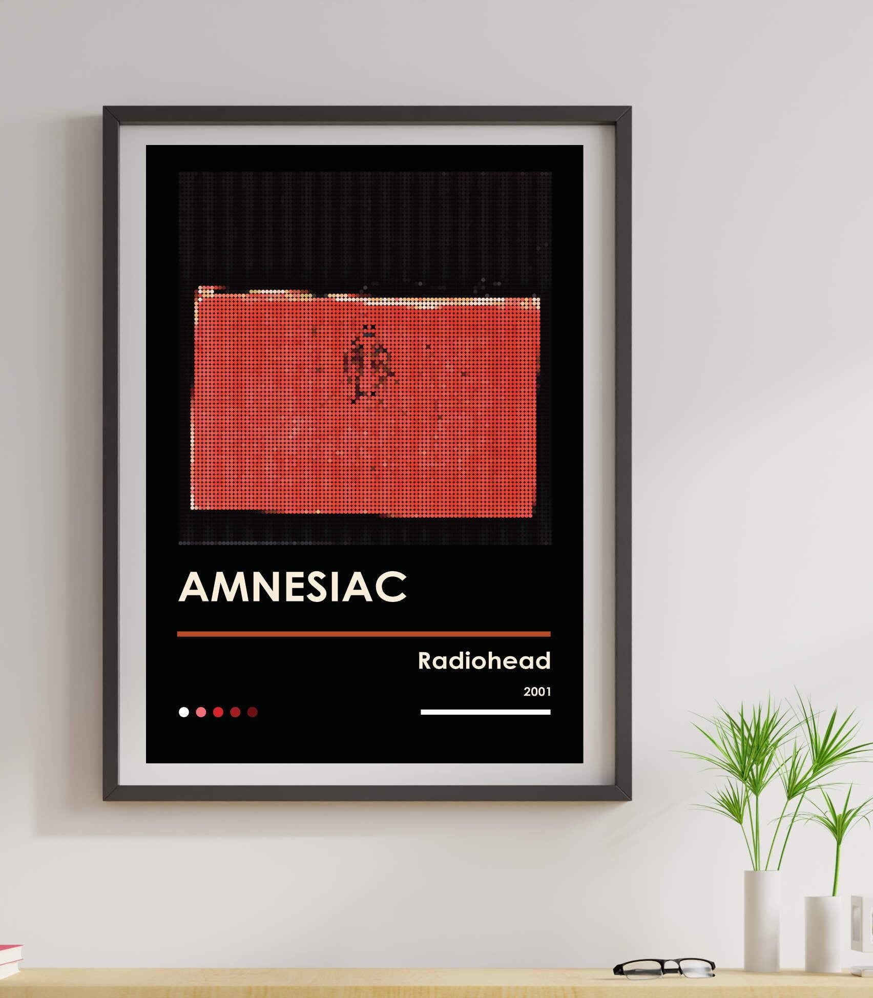 Radiohead Amnesiac Album Poster