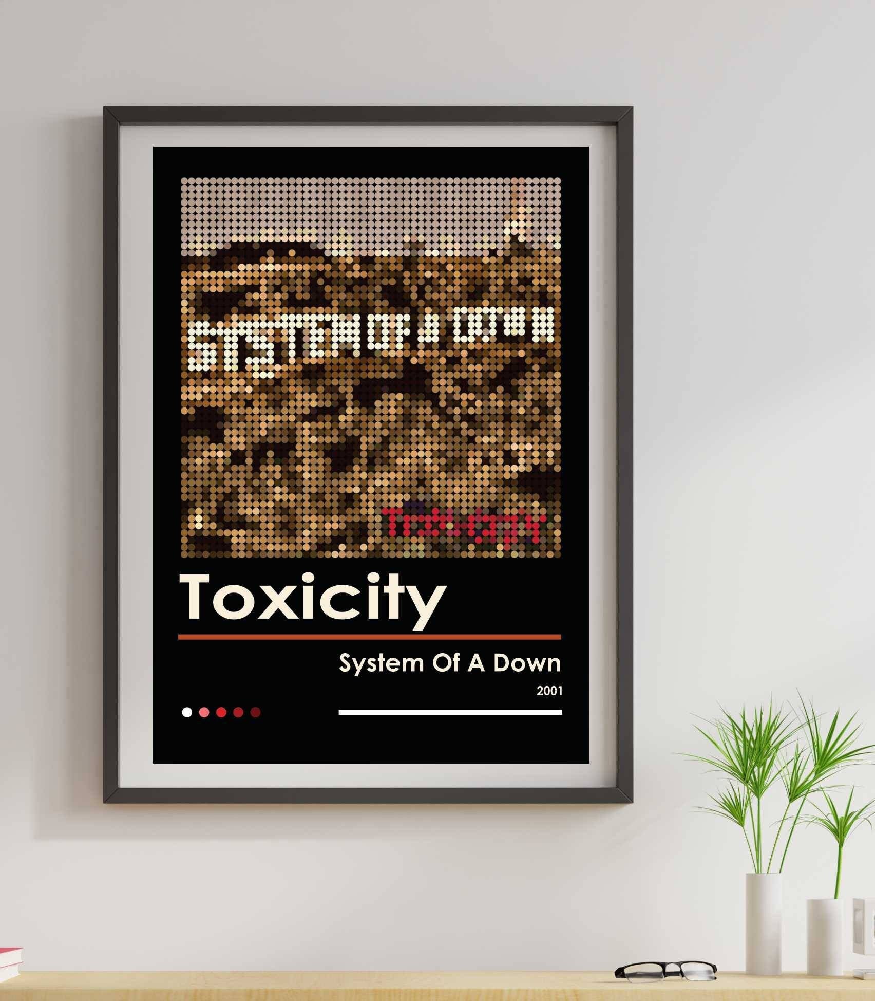 Retro-style art print of Toxicity