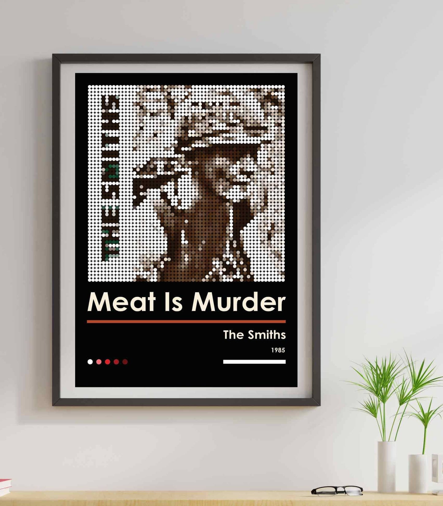 The Smiths Meat is Murder Album Cover Poster