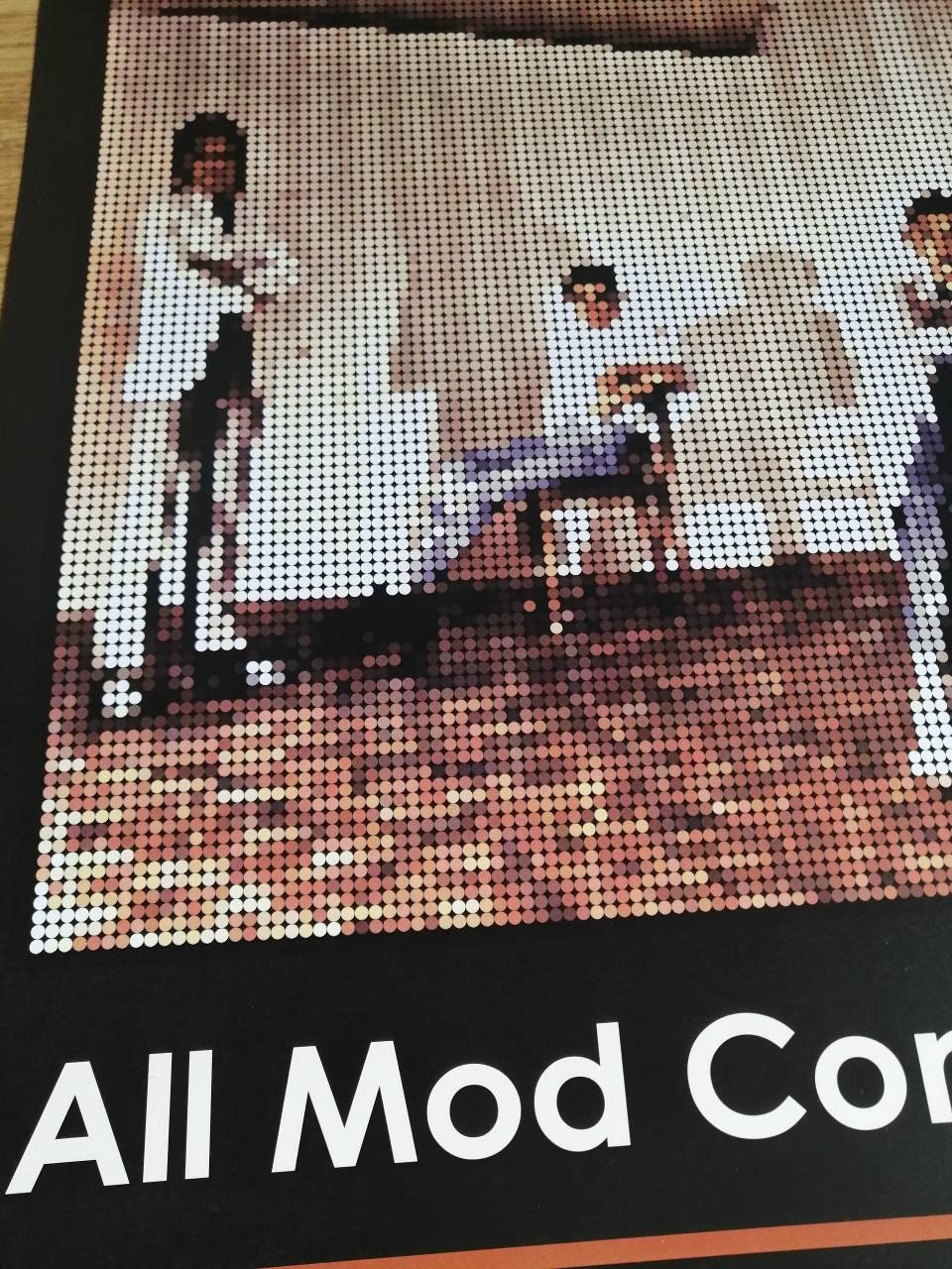 The Jam All Mod Cons Album Pixel Dot Poster