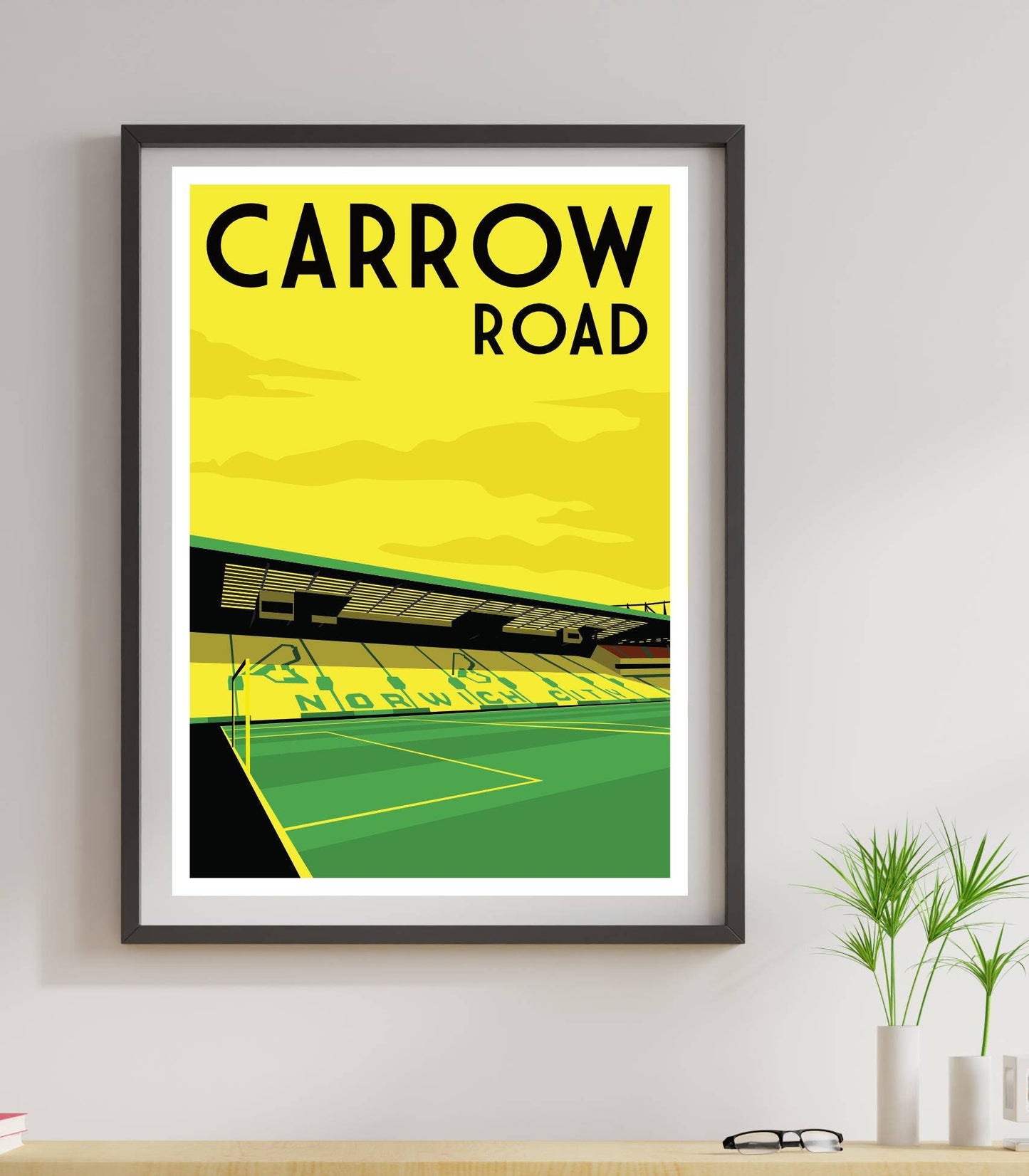 Vintage Norwich City Stadium Print