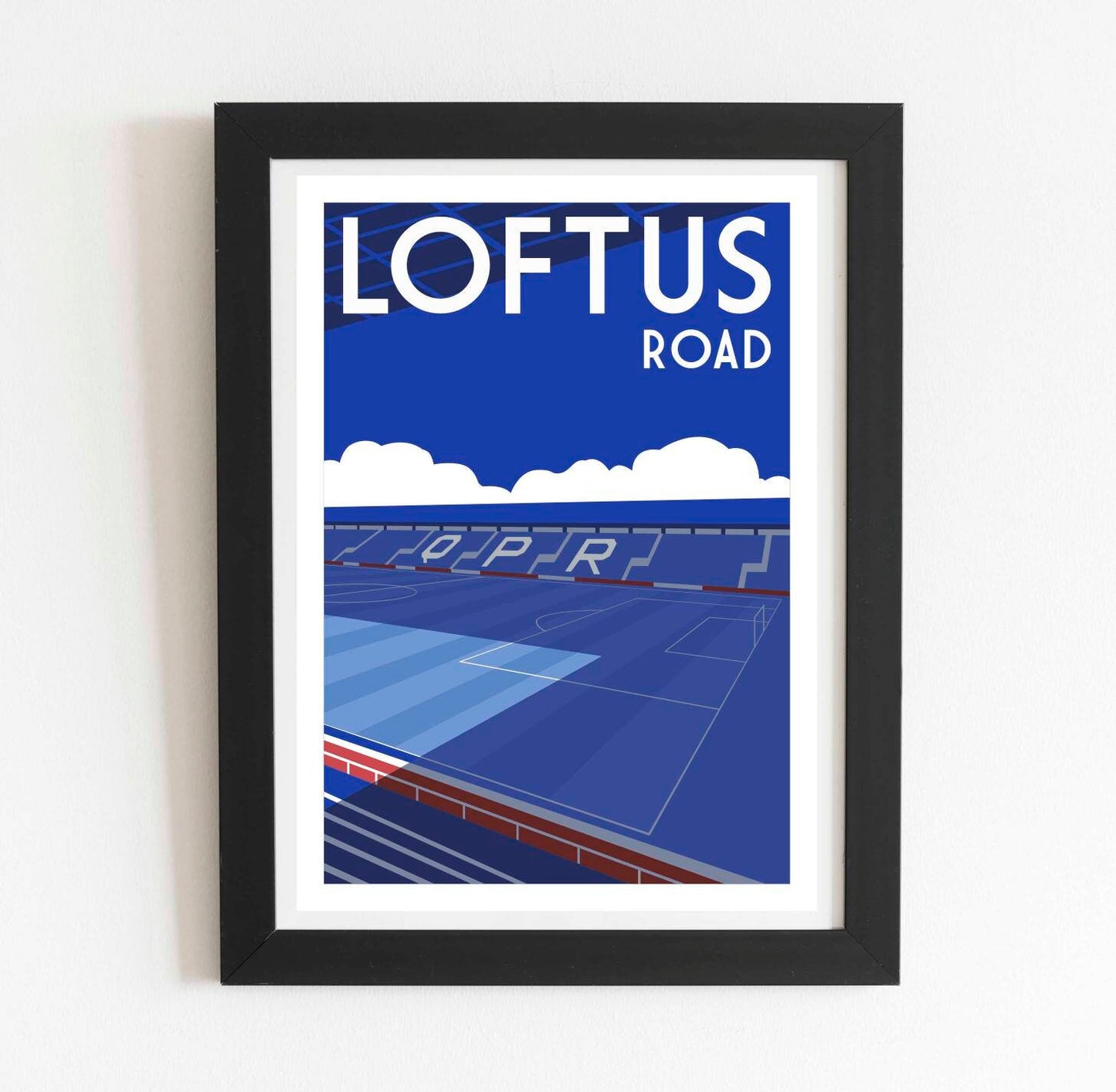 Queens Park Rangers Loftus Road Retro Poster